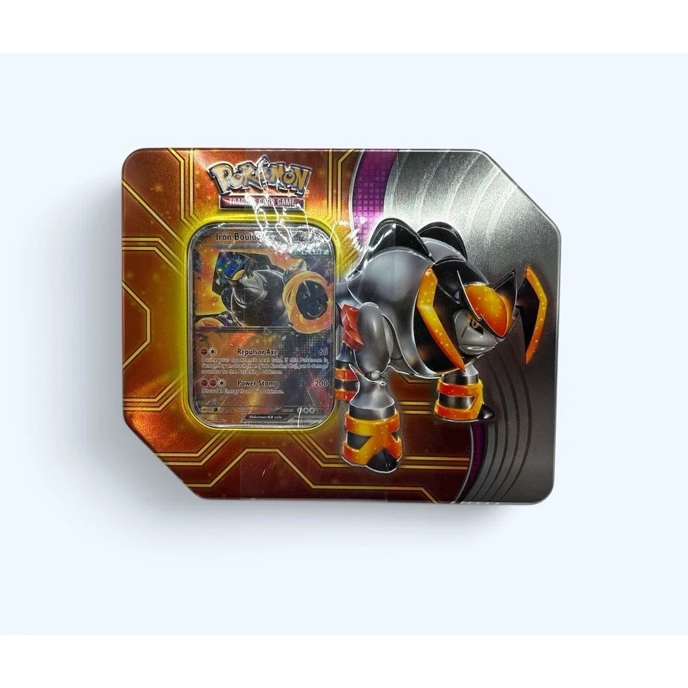 Pokémon TCG: Paradox Destinies Iron Boulder ex Factory Sealed Tin